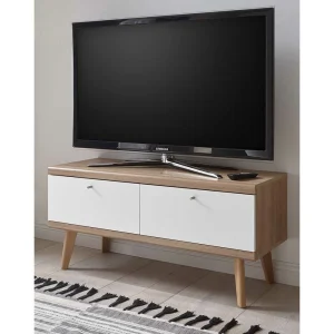 107x50x40 TV Unterschrank Mit Klappfächern – Cablos 10