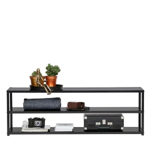 120x40x35 Cm TV Tisch In Metall Schwarz – Casa 10