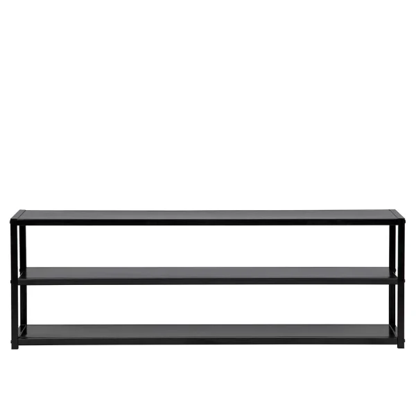 120x40x35 Cm TV Tisch In Metall Schwarz – Casa 4