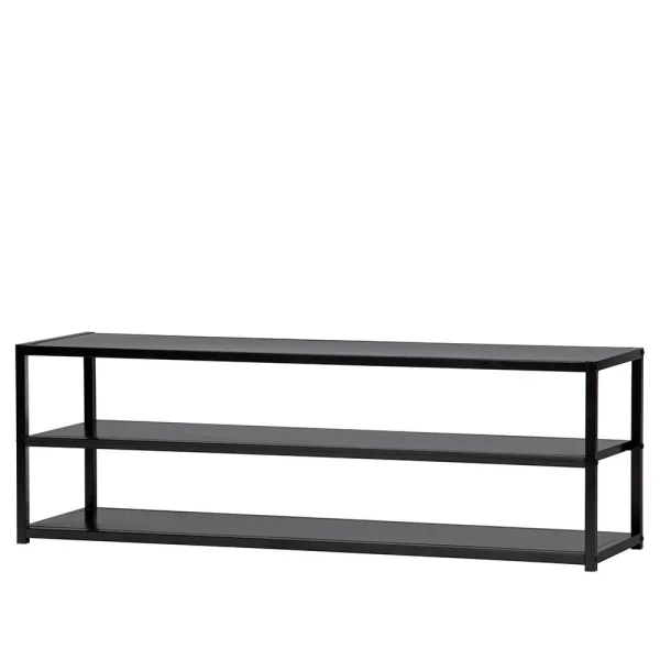 120x40x35 Cm TV Tisch In Metall Schwarz – Casa 1