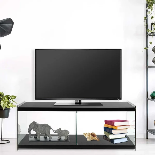 120x45x60 TV Regal In Schwarz Lackiert – Voreno 4