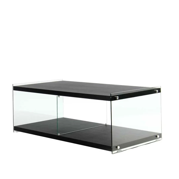 120x45x60 TV Regal In Schwarz Lackiert – Voreno 1