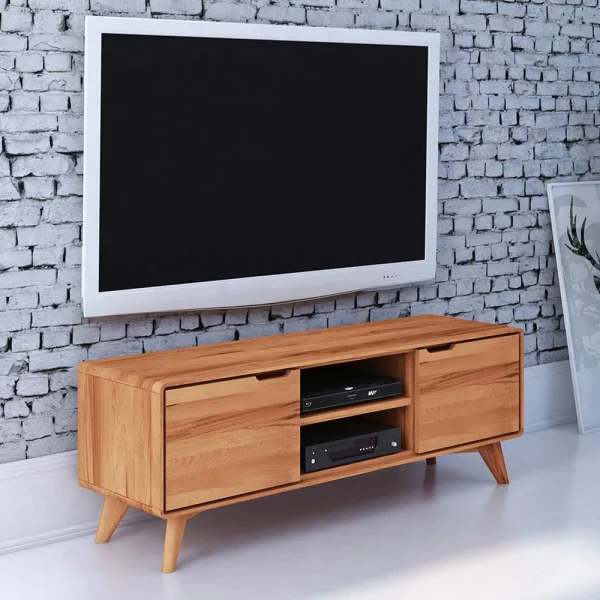 134x48x40 TV Möbel Aus Kernbuche Massivholz – Junola 3