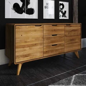 134x63x40 Holz Sideboard Aus Wildeiche – Eavy 10