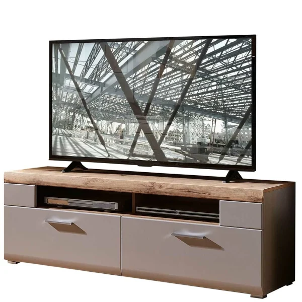 140x51x47 TV Element In Grau & Eiche – Fraguca 1