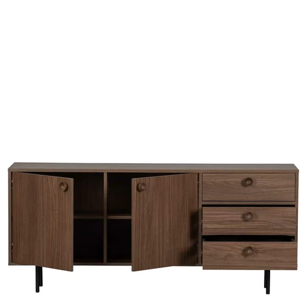 145x64x40 Mid Century Kommode In Walnuss – Essyno 5