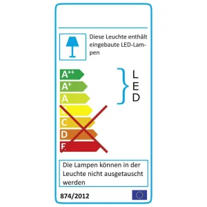 150x55x47 Hochglanz TV Element Mit LED Beleuchtung – Lerenca 15