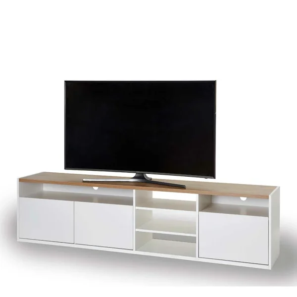 200x51x40 TV Unterschrank Zweifarbig – Saluds 3