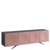 4-türiges Sideboard In Rosa & Anthrazit – Estetica 16