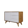 90x63x40 Kombi-Kommode Aus Massivholz & MDF – Diesta 22