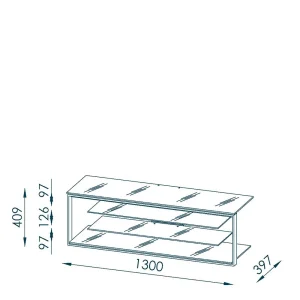 Design Rack Für TV Geräte In Schwarz – Zweet 18