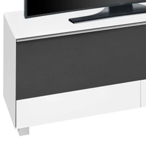 Design TV Board In Weiß & Schwarz – Asmatio 10