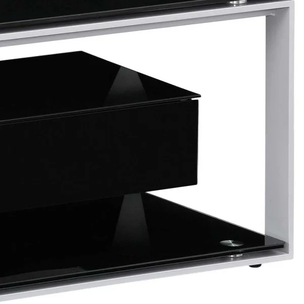 Design TV Rack In Schwarz & Grau – Lana 6