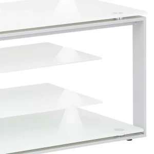 Designer TV Lowboard Aus Weißem Glas – Florentinas 16