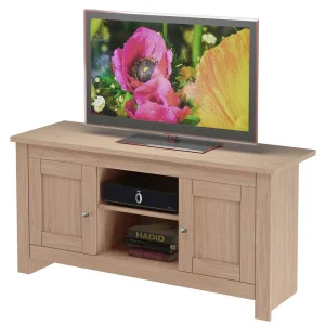 Eichefarbenes Landhaus TV Board 120x58x39 Cm – Eliandas 10