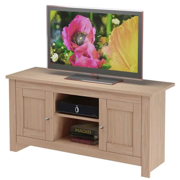 Eichefarbenes Landhaus TV Board 120x58x39 Cm – Eliandas 3