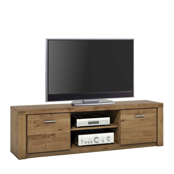 Holz Fernseher Unterschrank Aus Wildeiche – Maila 3