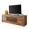 Niedriges Sideboard Troncon Aus Wildeiche Massivholz 16