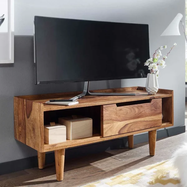 TV Board Aus Sheesham Holz Lackiert – Placer 5