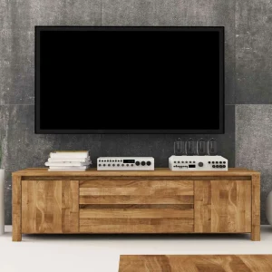 TV Board Nadalia Aus Wildeiche Massivholz 8