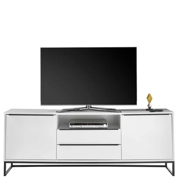 TV Phonoschrank In Weiß & Schwarz – Enkraja 3