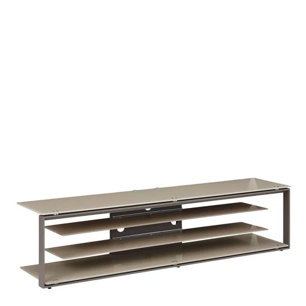 TV Rack Aus Glas & Stahl – Bessas 3