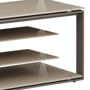 TV Rack Aus Glas & Stahl – Bessas 16